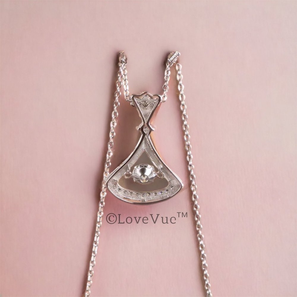 Certified 1/2ct. t.w. Diamond Dancing Princess Necklace - Picture 4 of 16